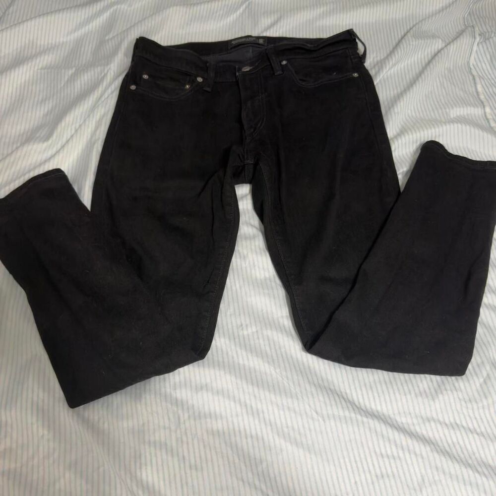 Abercrombie & Fitch black super skinny stretch jeans Size 33